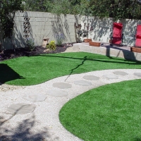 Artificial Grass Carpet Fence Lake, New Mexico Design Ideas, Backyard Design