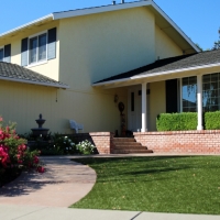 Artificial Grass Carpet Jemez Springs, New Mexico Landscape Design, Front Yard Landscaping Ideas