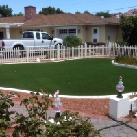 Artificial Grass Installation Chili, New Mexico Landscaping, Front Yard