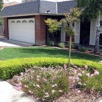 Artificial Grass Installation Torreon, New Mexico Landscape Design, Front Yard Design