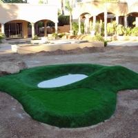 Artificial Grass Installation Upper Fruitland, New Mexico Putting Green Carpet, Commercial Landscape