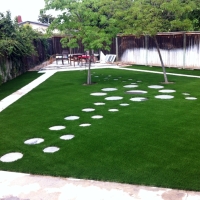 Artificial Turf Installation Santa Clara Pueblo, New Mexico Landscape Photos, Beautiful Backyards