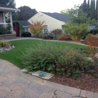 Artificial Turf Installation Taos Pueblo, New Mexico Backyard Deck Ideas, Small Front Yard Landscaping