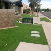 Fake Grass Carpet Escondida, New Mexico Landscaping, Front Yard Design