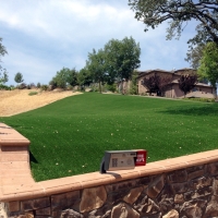 Fake Grass Carpet Las Maravillas, New Mexico Landscape Rock, Front Yard Design