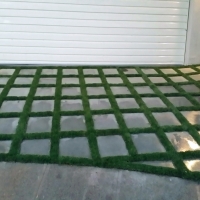 Fake Lawn Canon, New Mexico City Landscape, Front Yard Design