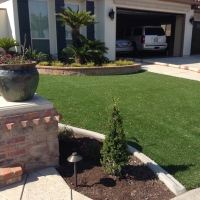 Faux Grass Cuyamungue, New Mexico Landscape Ideas, Front Yard