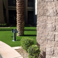 Grass Installation Bibo, New Mexico Landscape Rock, Commercial Landscape