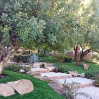 Green Lawn Springer, New Mexico Backyard Deck Ideas, Backyard Landscaping Ideas