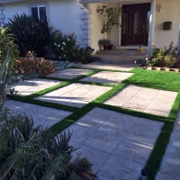 Installing Artificial Grass Encino, New Mexico Lawns, Small Front Yard Landscaping