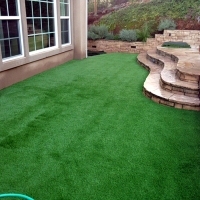 Synthetic Grass Laguna, New Mexico Landscape Rock, Backyard Ideas